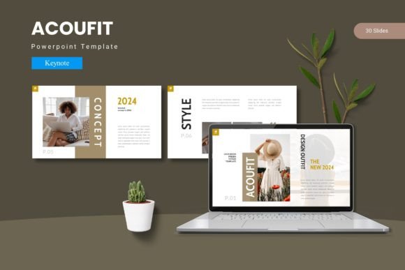 Acoufit - Keynote Template: A Cohesive Design Solution