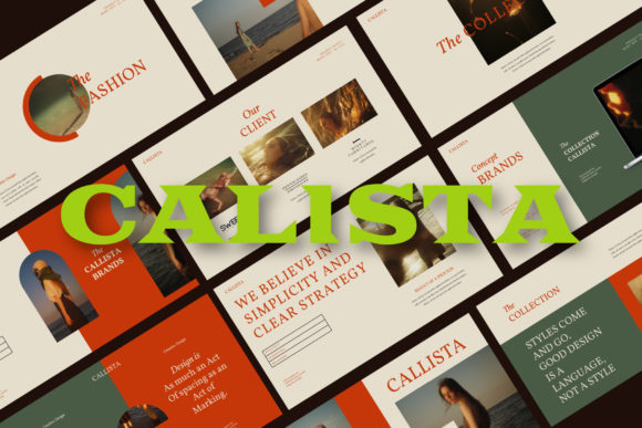 Callista Googleslide Template: Modern Design for Polished Presentations