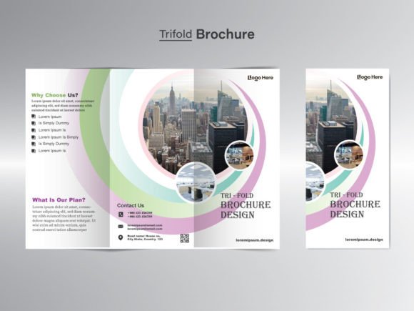 Corporate Trifold Brochure Template: Modern, Clean, and Customizable