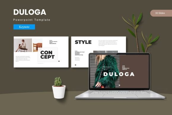 Duloga - Keynote Template: A Cohesive Design for Impactful Presentations