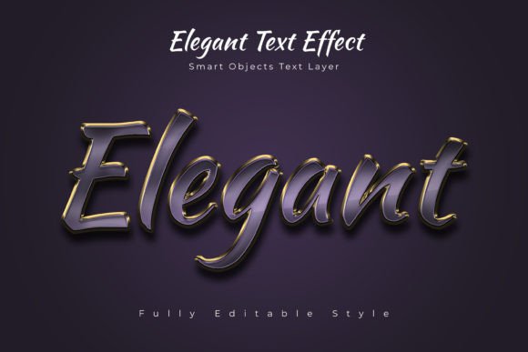Elegant PSD Text Style Effect Mockup for Designers