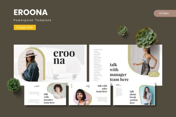 Eroona - Google Slide Template: Design with Impact