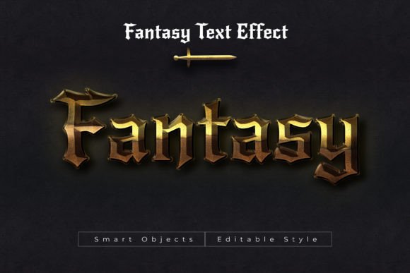 Fantasy Psd Text Style Effect Mockup