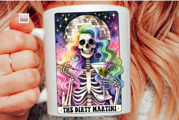 The Dirty Martini PNG Skeleton Tarot: Creative Design Asset