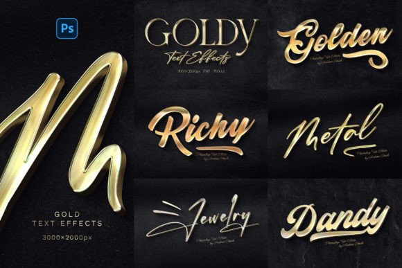 Transform Your Text with Stunning Gold Effects