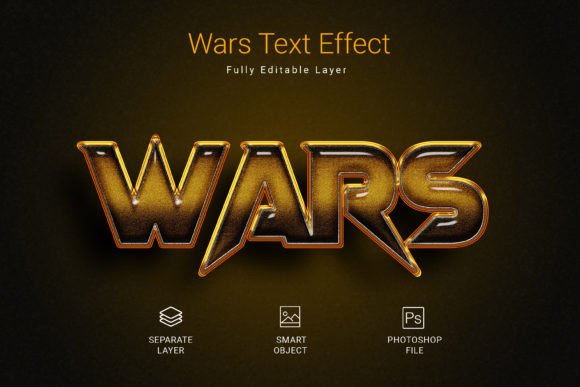 Wars Psd Text Style Effect Mockup: Instant Galactic Typography