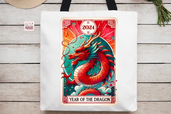Year of Dragon 2024 Tarot Card Png: Celebrate the Lunar New Year