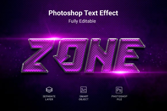 Zone Psd Text Style Effect Mockup